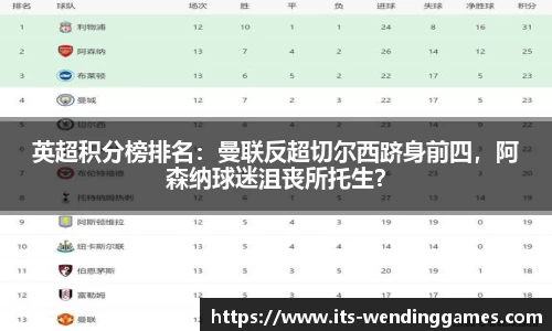 英超积分榜排名：曼联反超切尔西跻身前四，阿森纳球迷沮丧所托生？